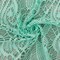 Beachy Teal Abstract Stretch Poly Crochet Knit Fabric By the Yard